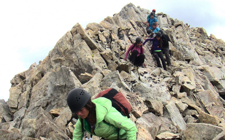mountaineering camp for teens